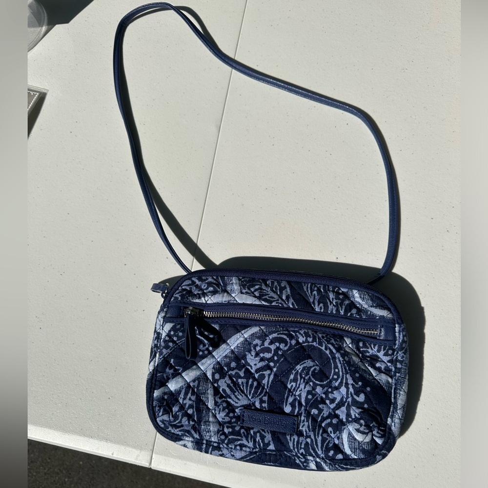 RFID blue Vera Bradley crossbody bag
